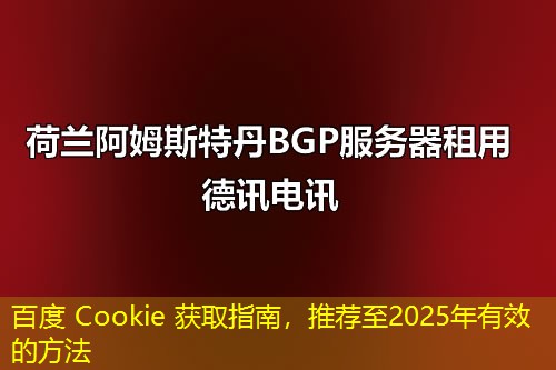 百度 Cookie 獲取指南，推薦至2025年有效的方法