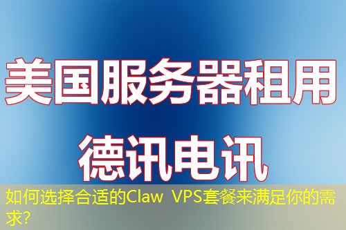 如何選擇合適的Claw VPS套餐來滿足你的需求？